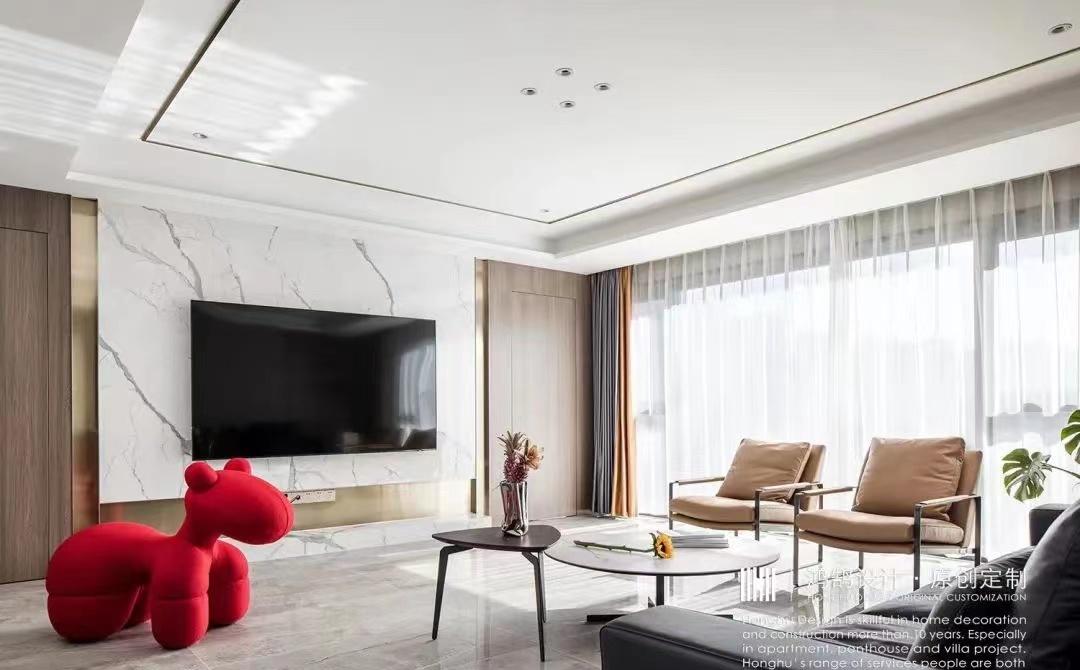 现代轻奢二胎家庭平层设计丨中国芜湖丨芜湖鸿鹄设计-6