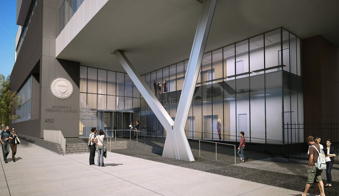 纽约州立大学 Downstate 健康科学中心 | 现代公共空间的精致诠释-2