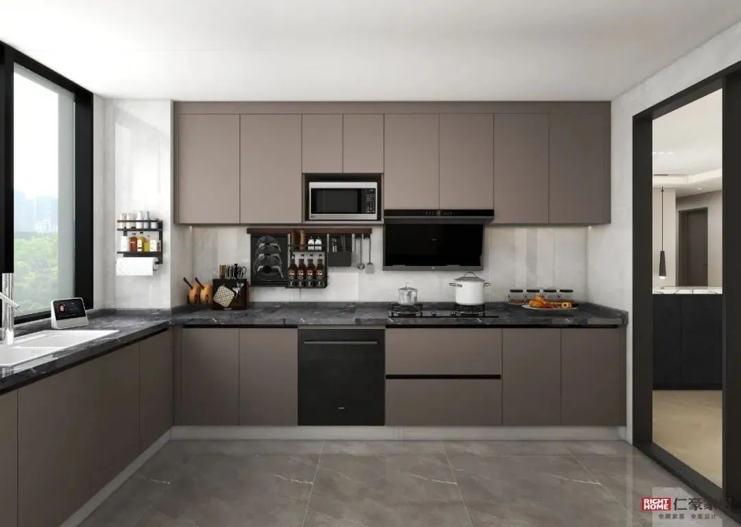 仁豪全案No.09 | 177㎡意式极简四室两厅《朝阳无限》，高级有品位的质感生活！-77