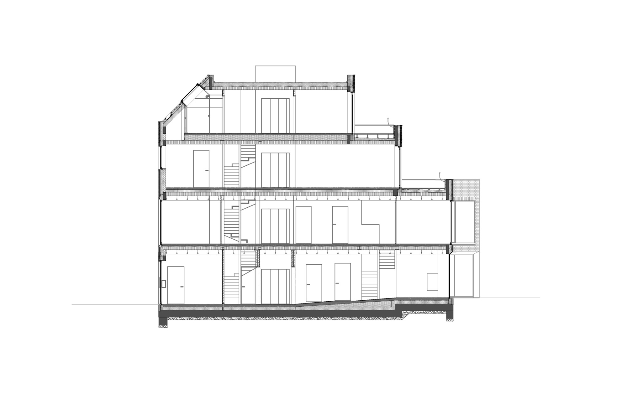 小地块大设计 | 公寓与牙科诊所的巧妙融合-20