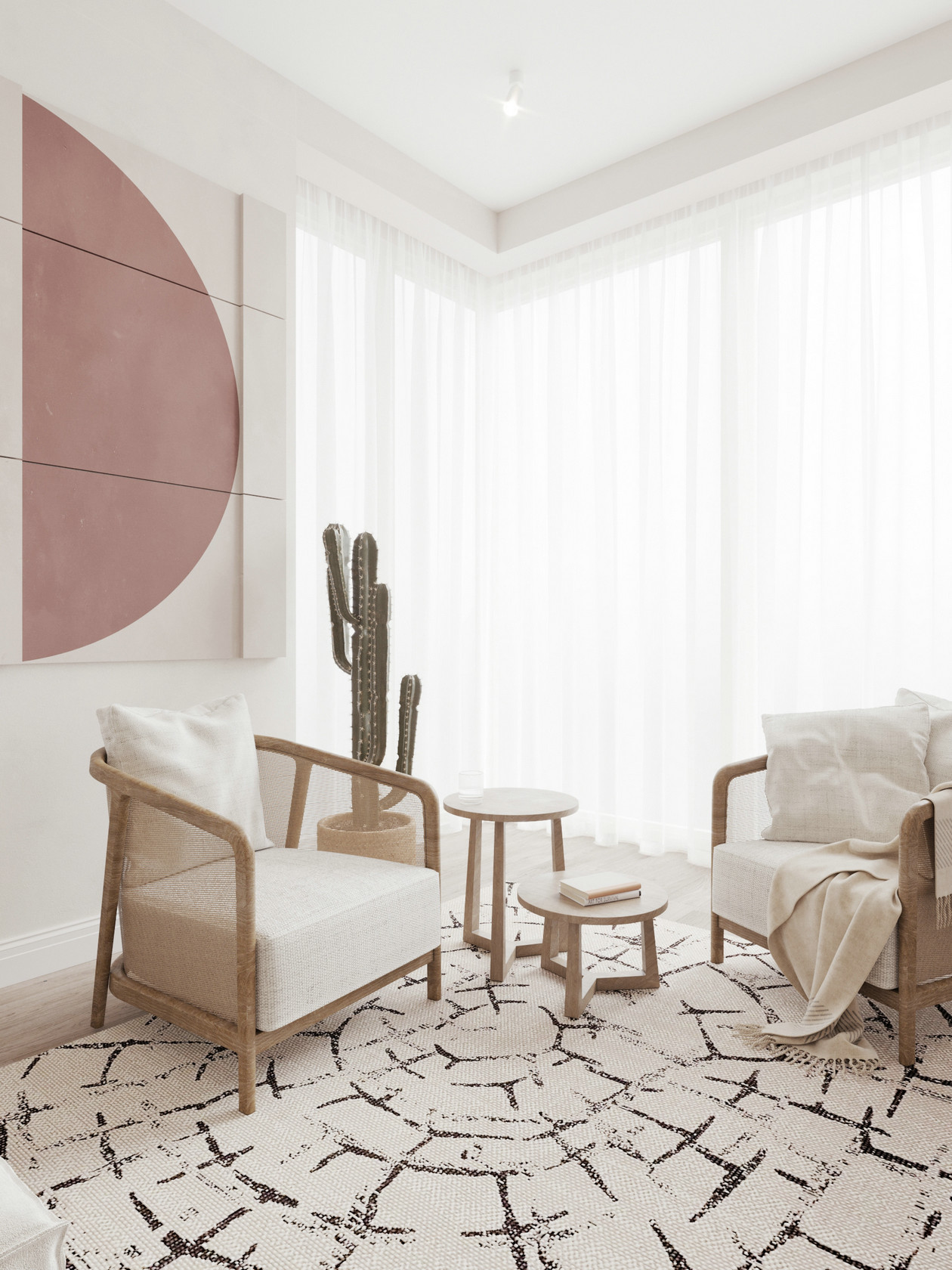 62㎡浅色系小公寓设计-1