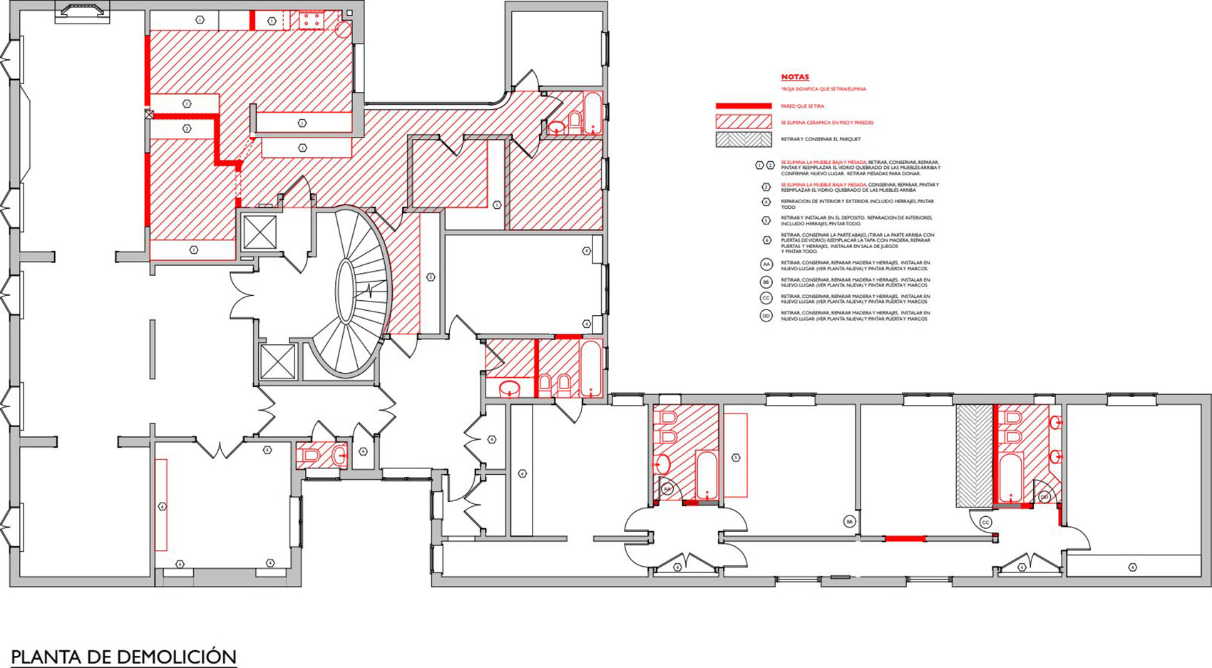 布宜诺斯艾利斯Prewar住宅丨阿根廷布宜诺斯艾利斯丨JILL LEWIS ARCHITECTURE-75