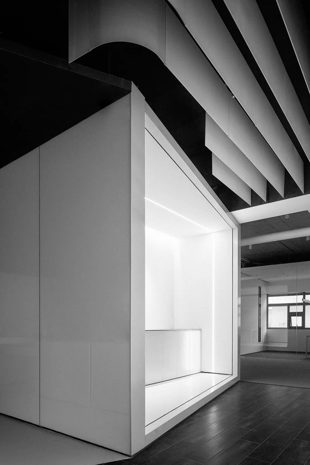 武汉圣惠康生物医药科技办公展厅 | 几何理性,寂静有力-42