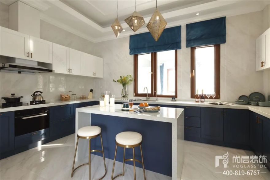 不输「李子柒的后院」!540㎡美式轻奢别墅设计,休闲舒适-33