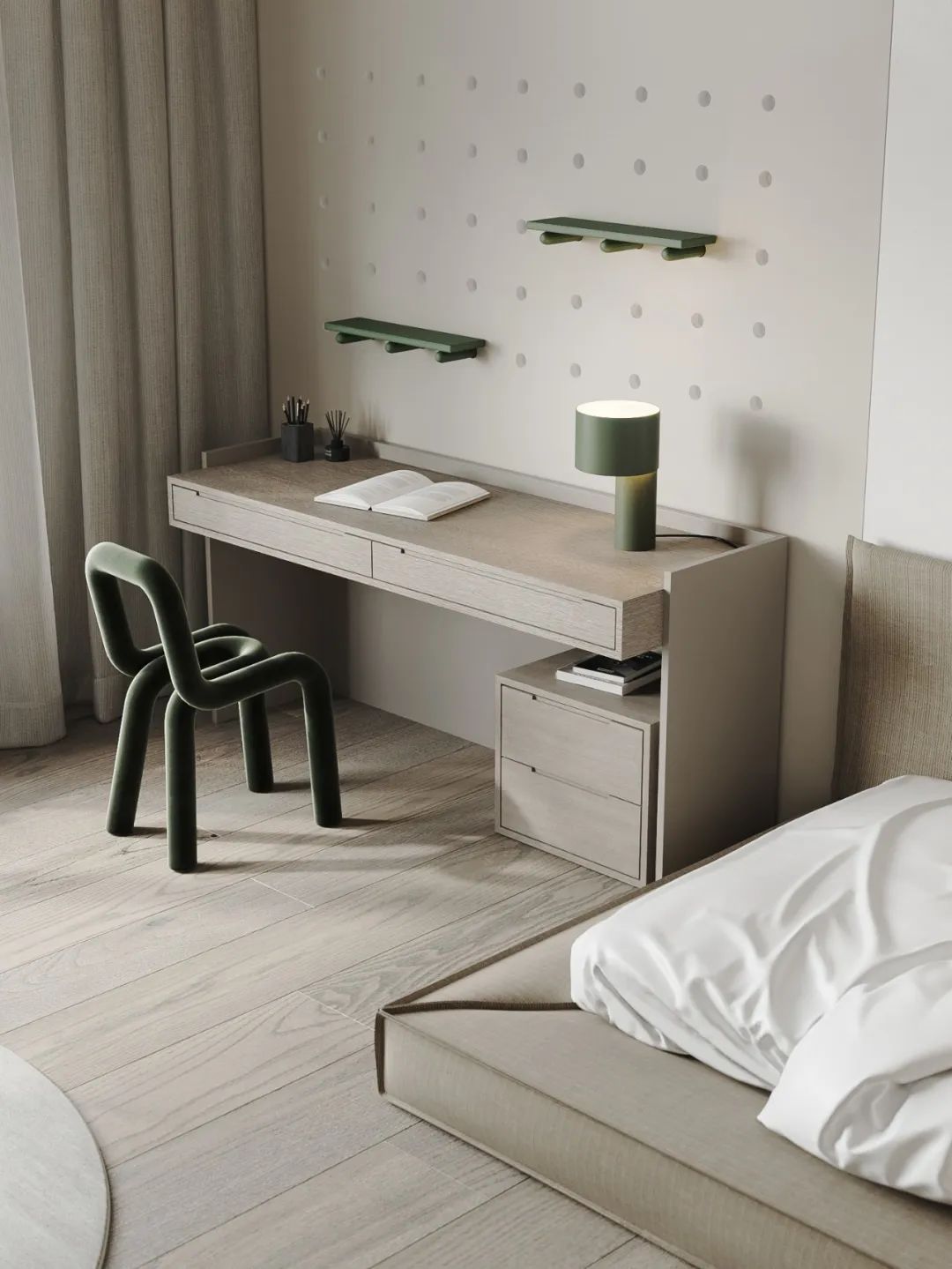 现代简约乡村风的居住空间-80