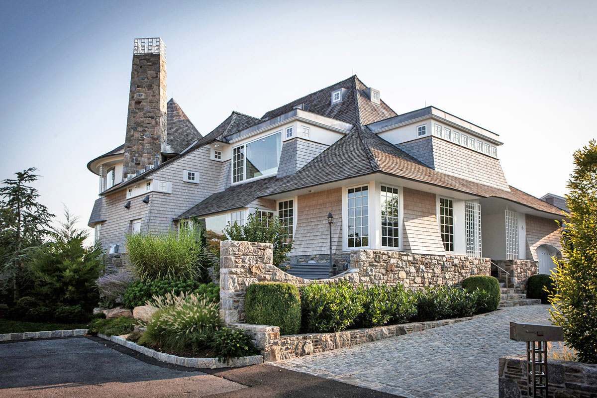 带有玻璃圆形图书馆的独特住宅丨美国康涅狄格丨Christopher Pagliaro Architects-11