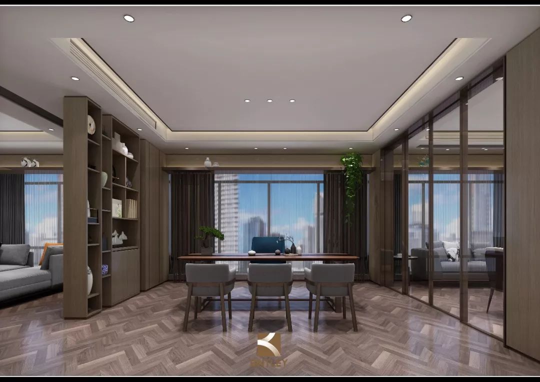 南昌莱蒙都会办公会所——现代简约与自然的交融-27