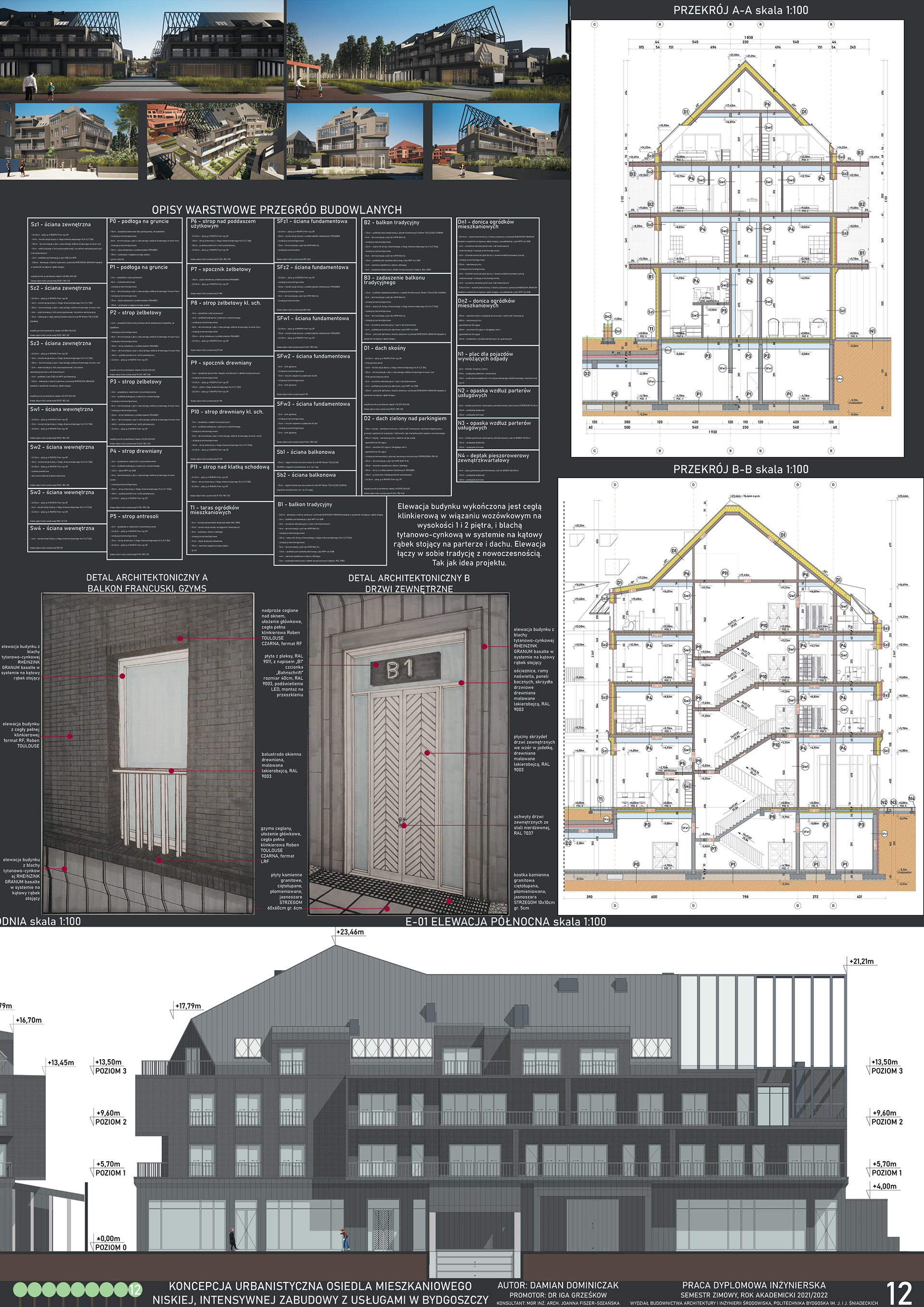 DREWNIANY BUDYNEK MIESZKANIOWY WIELORODZINNY Z CLT-9