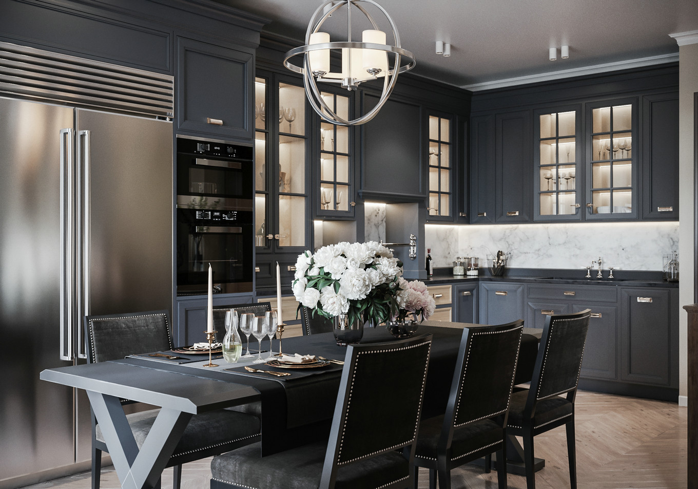 现代简约美式风 高级深色设计-30