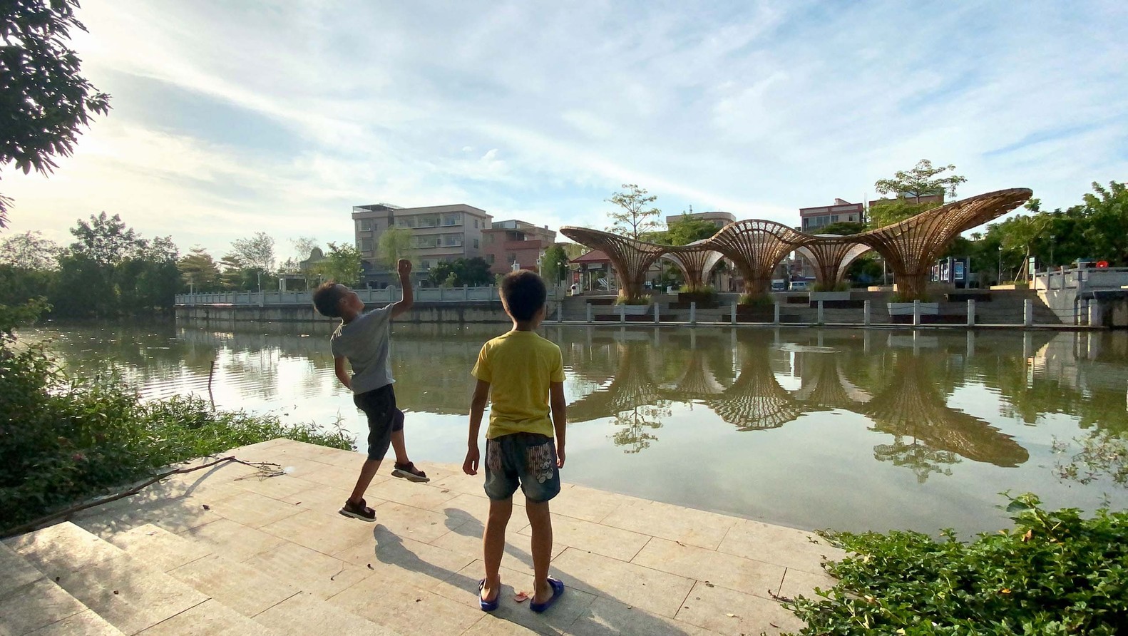 Huanglong Waterfront Bamboo Pavilion 2.0 | 融合古典与现代的竹艺建筑-19