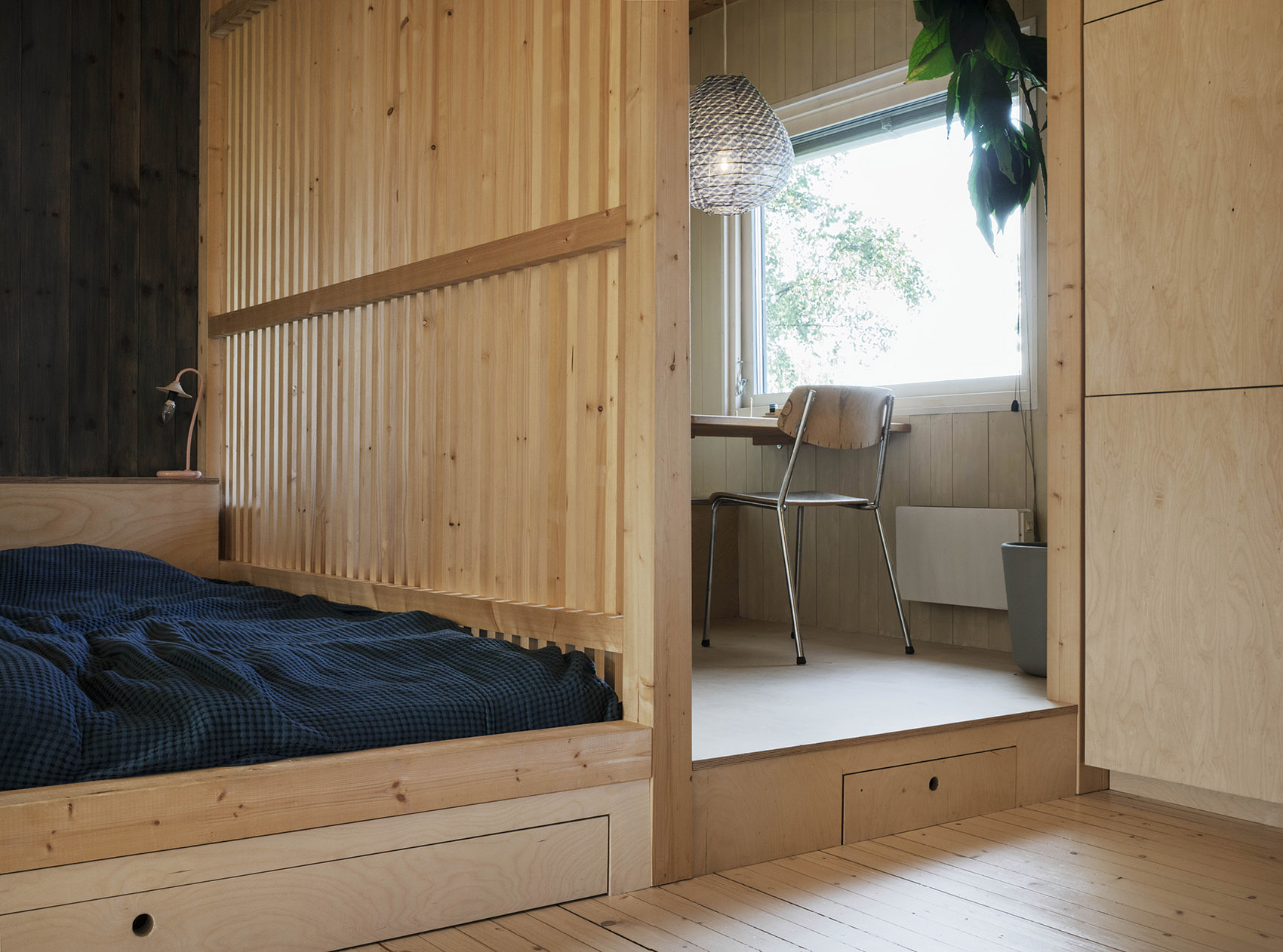 木板盒式住宅室内改造丨Austigard Arkitektur-13