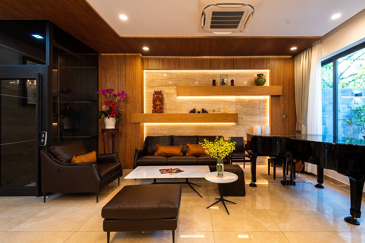 风和日丽的新家 · Phú Mỹ Hưng 三层住宅设计-16