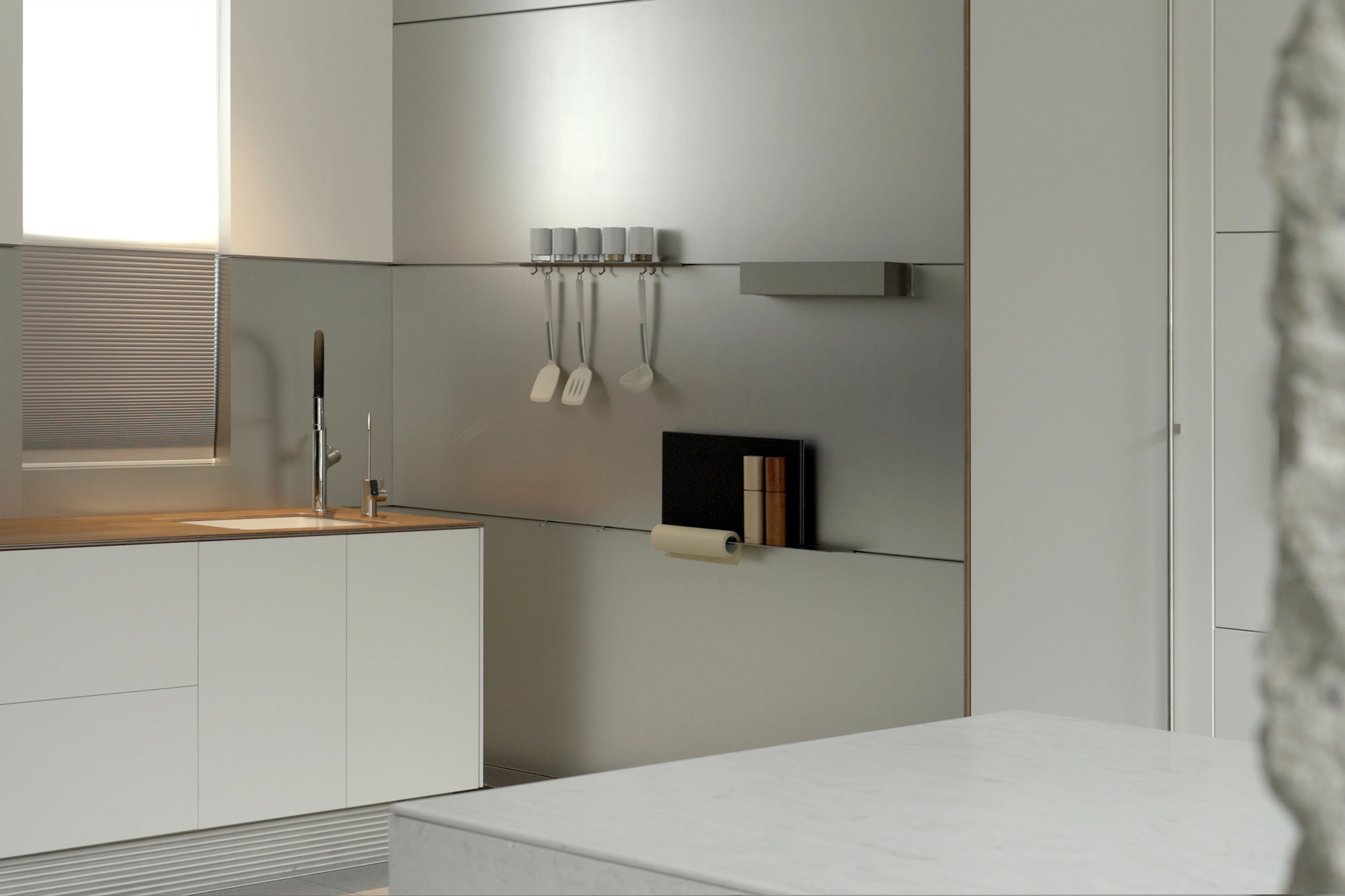 上海建筑师夫妇的极简自宅丨中国上海丨SUUKO DESIGN 肃可设计-12