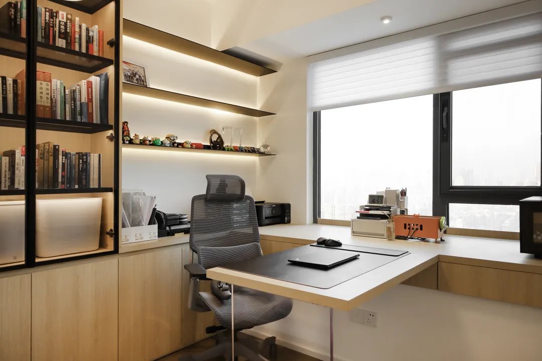 武汉98㎡奶油色家居丨中国武汉丨武汉小小空间事务所-79