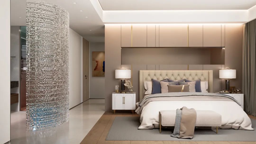 阳光紫郡 · 浪漫轻奢的玻璃糖块空间丨中国成都丨集辰创意空间设计-44