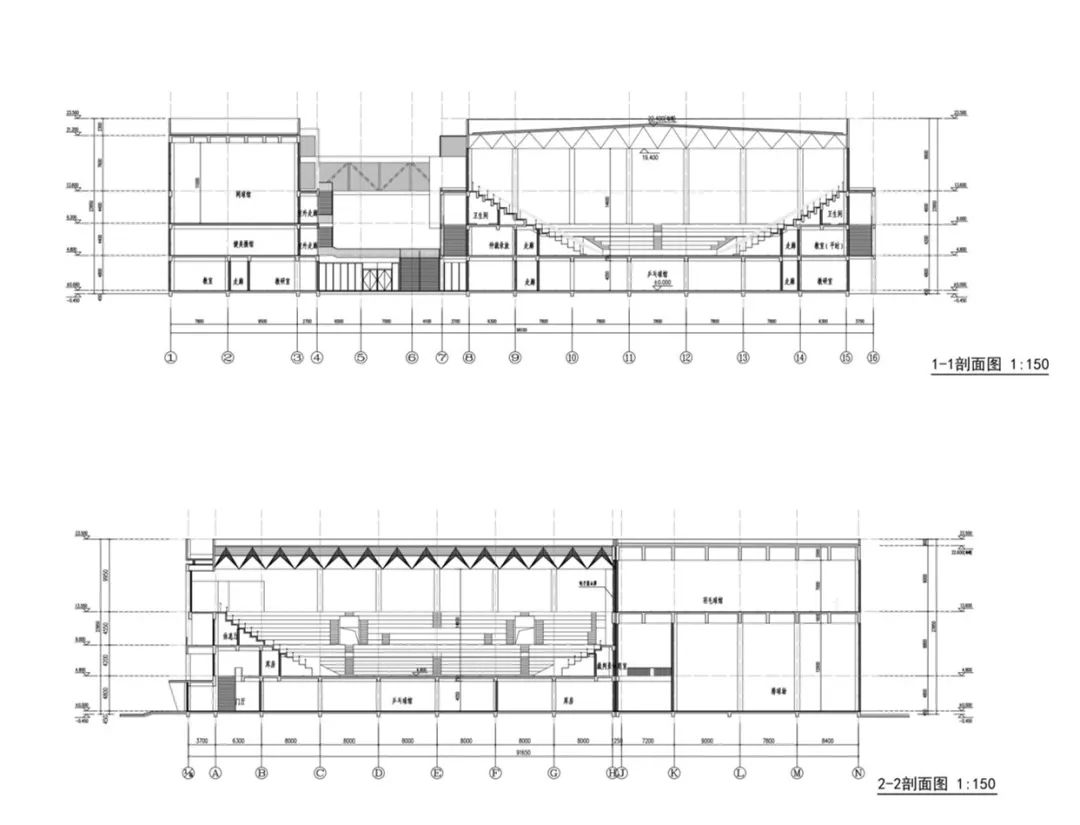 安徽宿州学院体育馆 | 实用与美学兼具的校园体育建筑-111