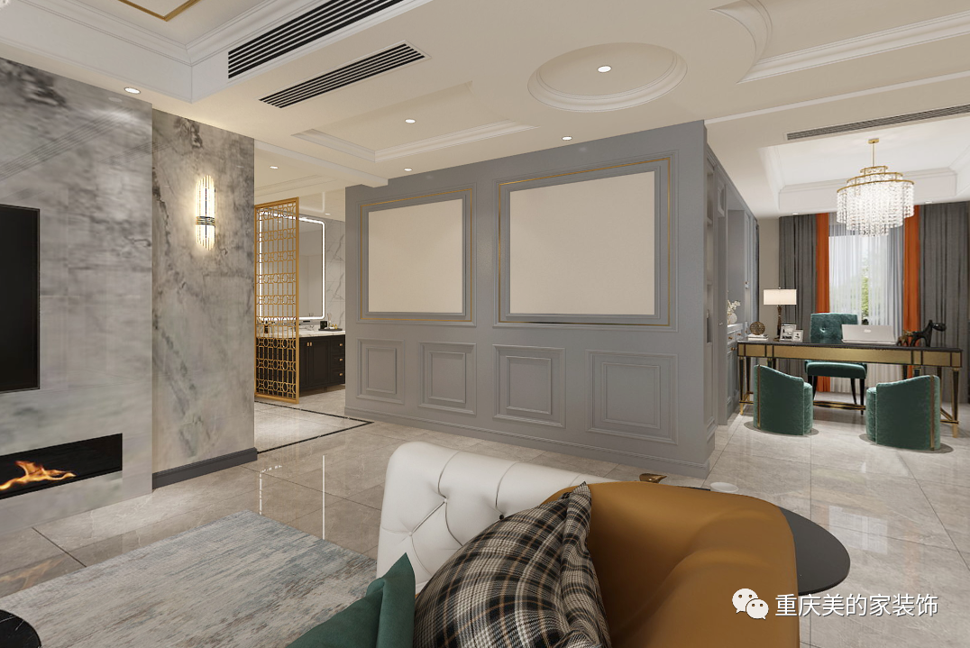 九里晴川 137㎡现代美式轻奢，浪漫高级生活空间-33