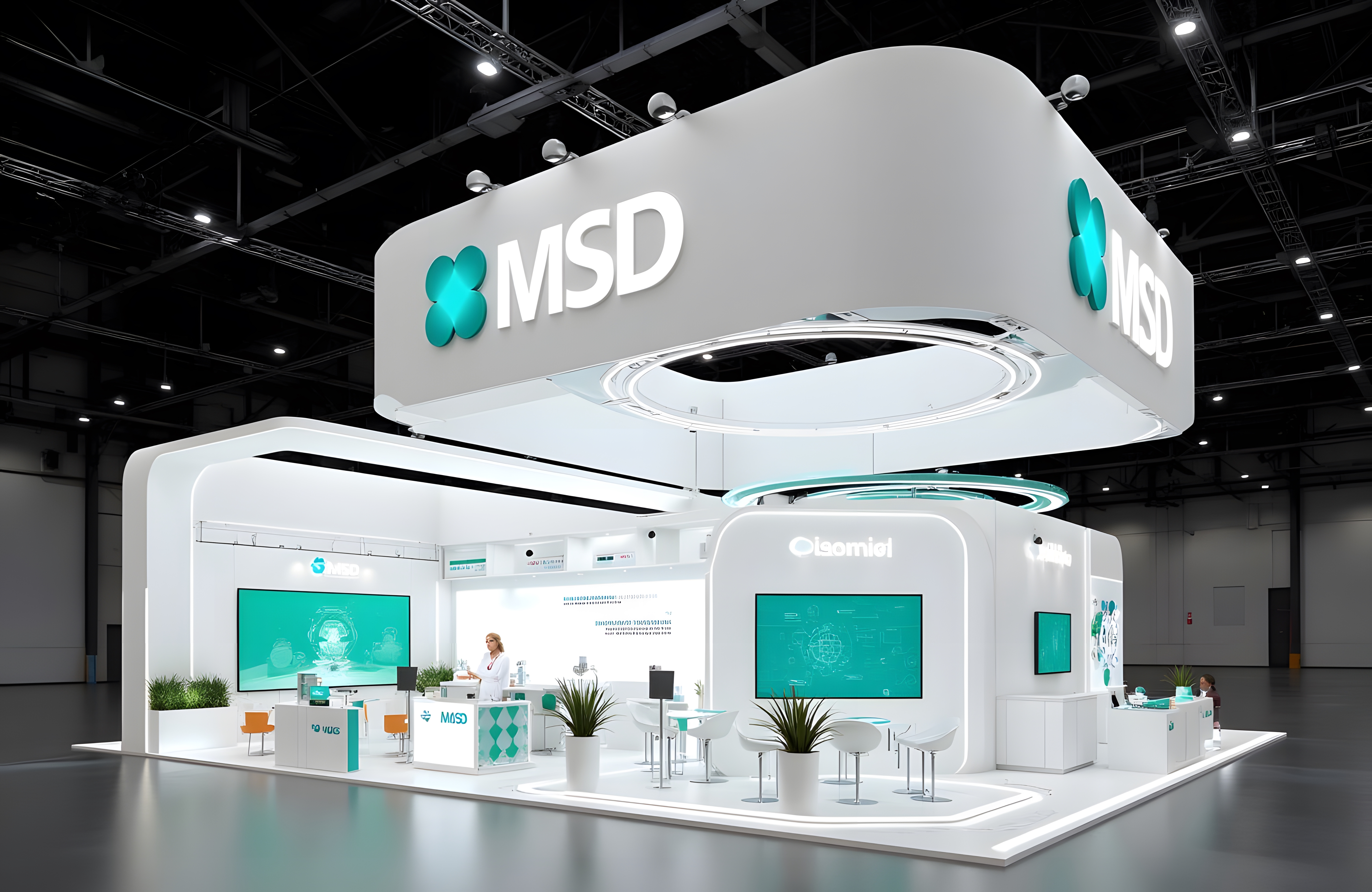 MSD booth design generated by Flux AI.-13