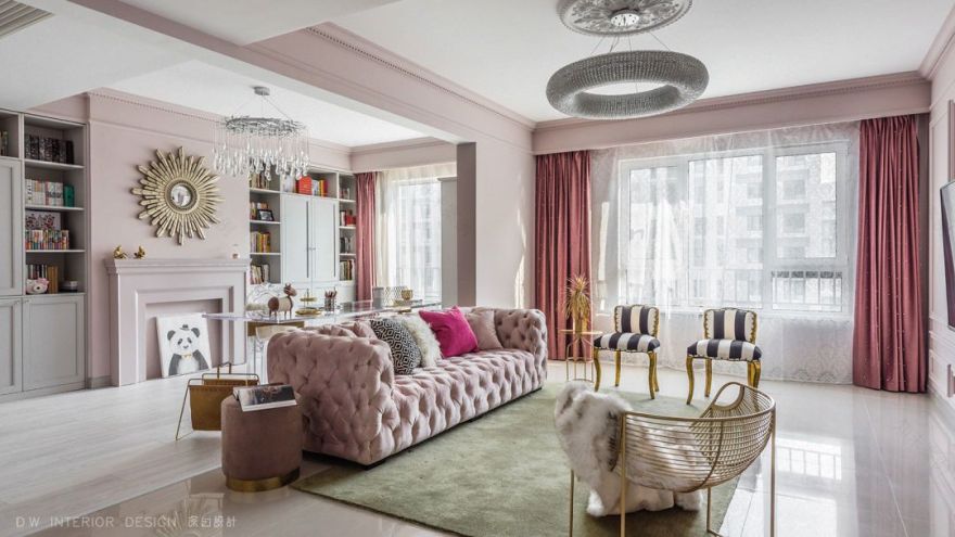 锦居 | 浪漫优雅的现代美式空间-15