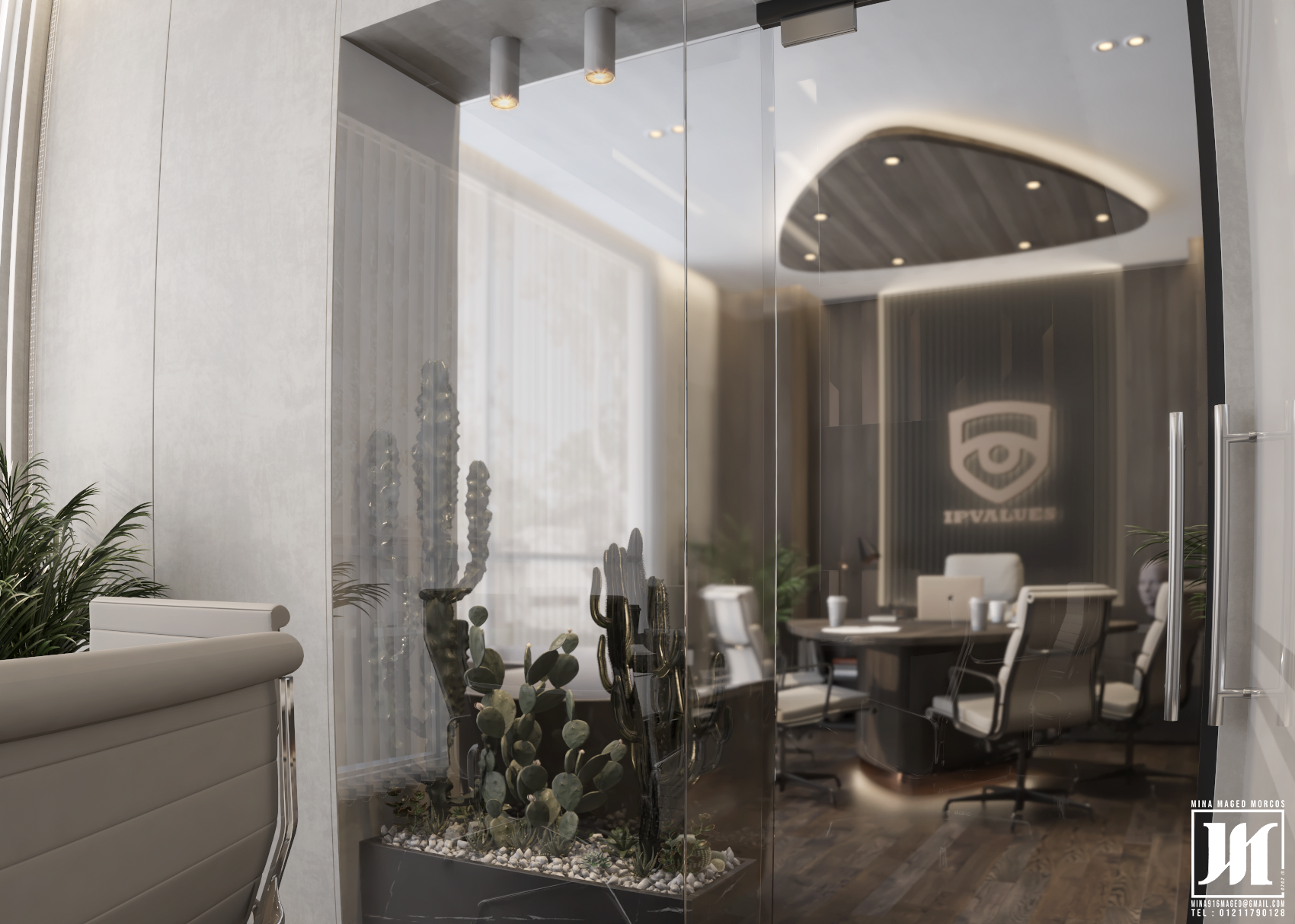 办公项目丨Arch. Mina Maged Morcos-6