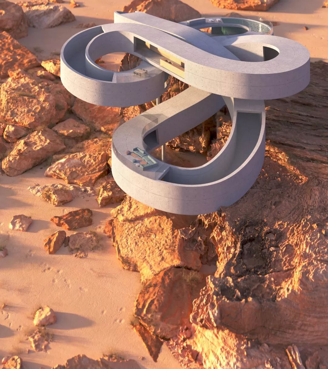 沙特阿拉伯"岩石中的房子"——Amey Kandalgaonkar 的室内设计杰作-9