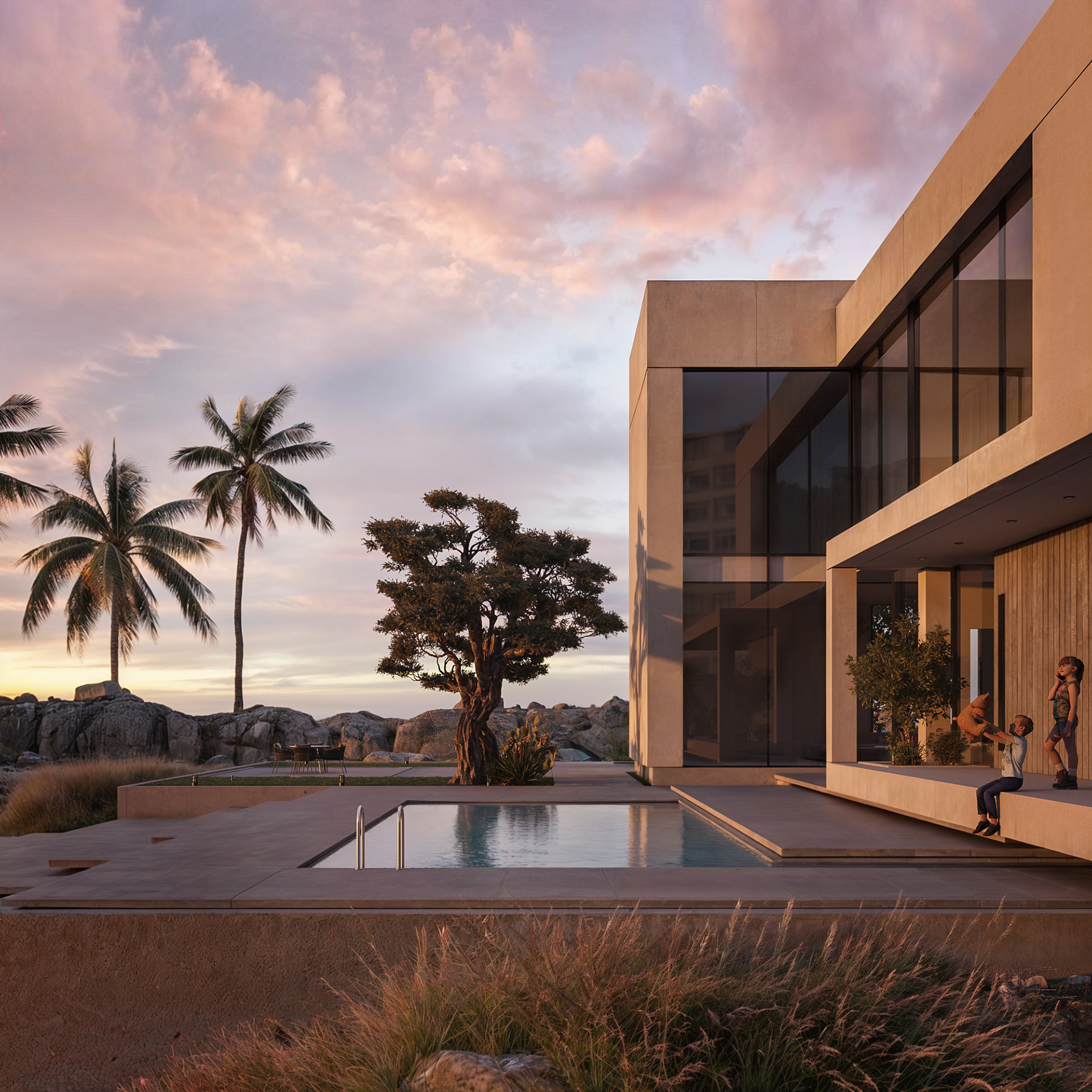 迪拜朱美拉棕榈岛日落别墅丨阿联酋迪拜-11