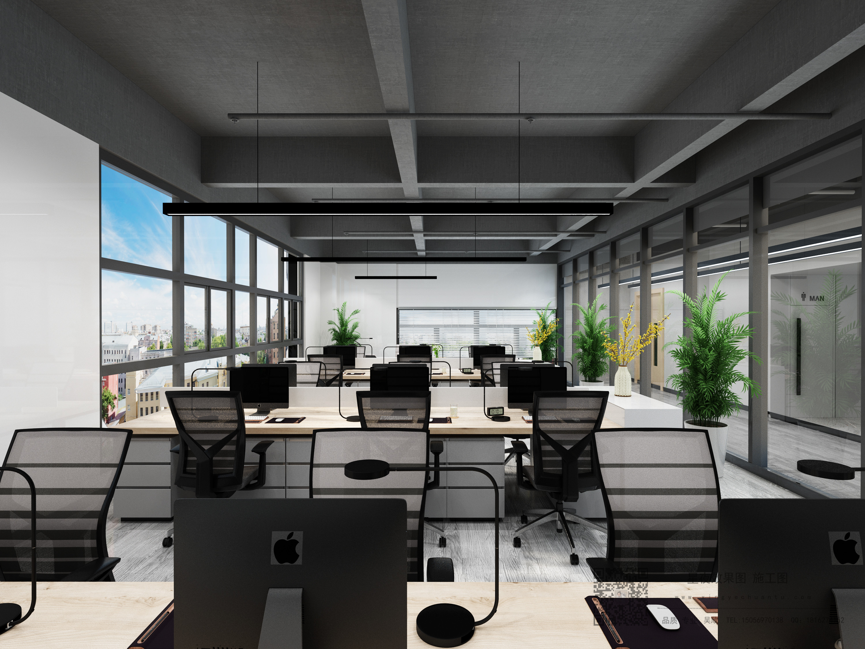 办公空间效果图赏析                     -2