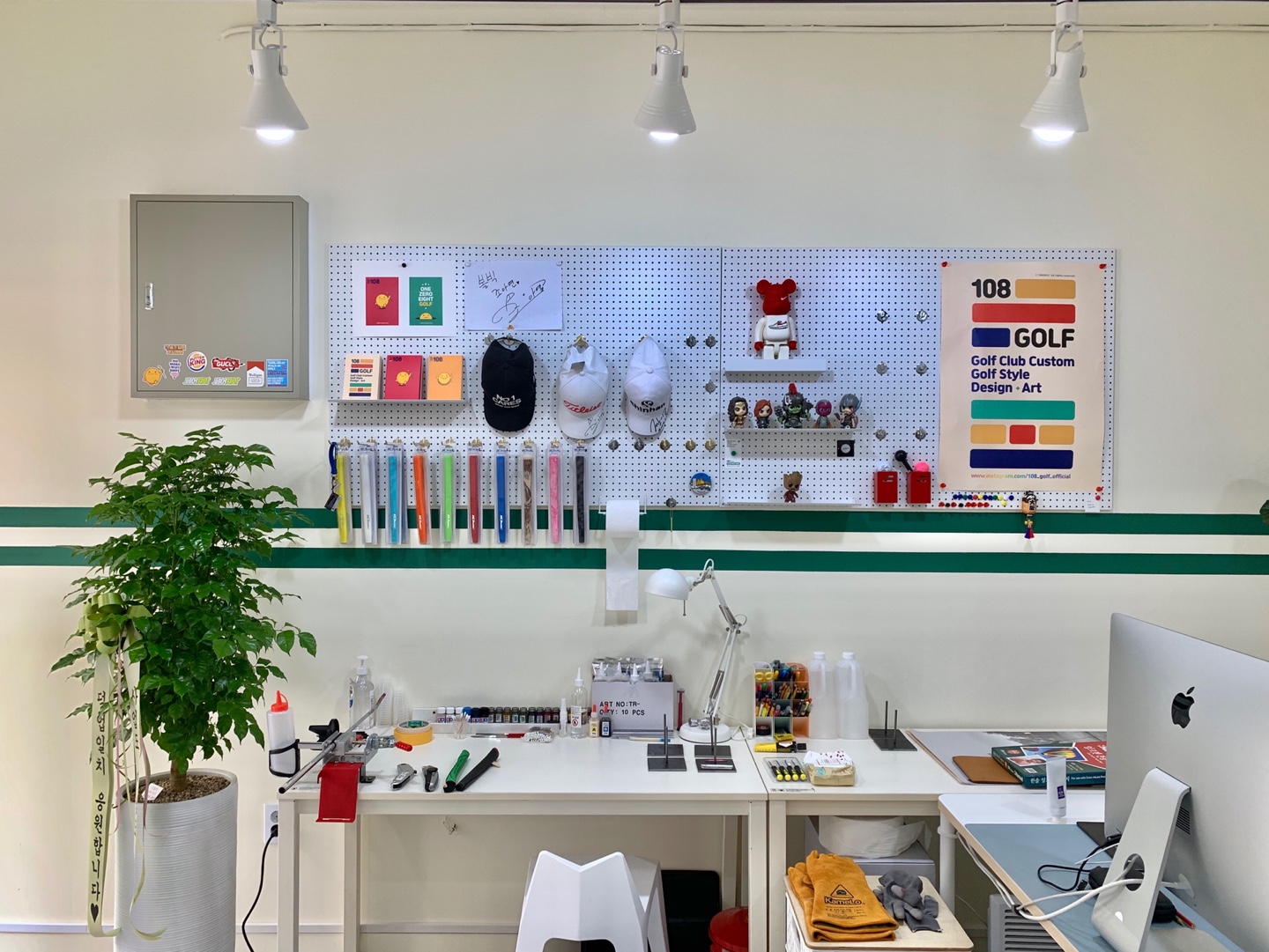 108GOLF-13 坪清爽氛围的高尔夫用品店设计-5