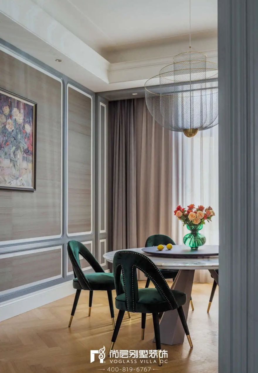 尚层装饰×壹号庄园 | 780㎡现代法式别墅装修,回归纯粹极致的生活-47