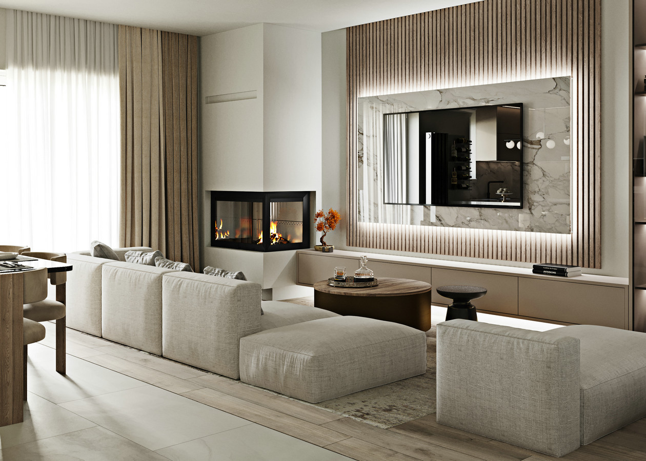 中性色系小空间公寓设计 超时尚！