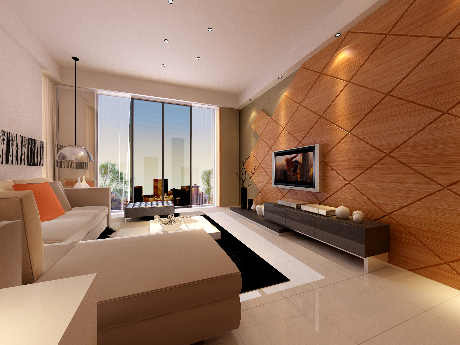 现代简约萧氏设计  安徽安庆 香水百合二期29#楼302室-8