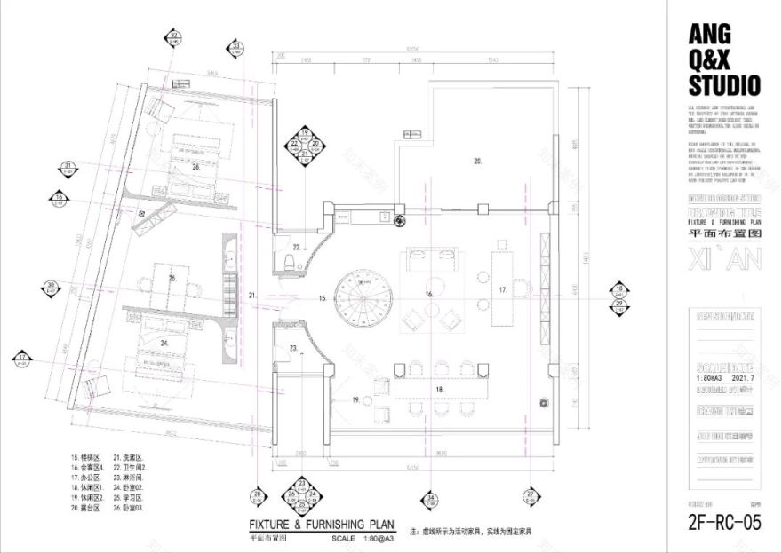 九坐会所丨中国西安丨ANGSTUDIO-11