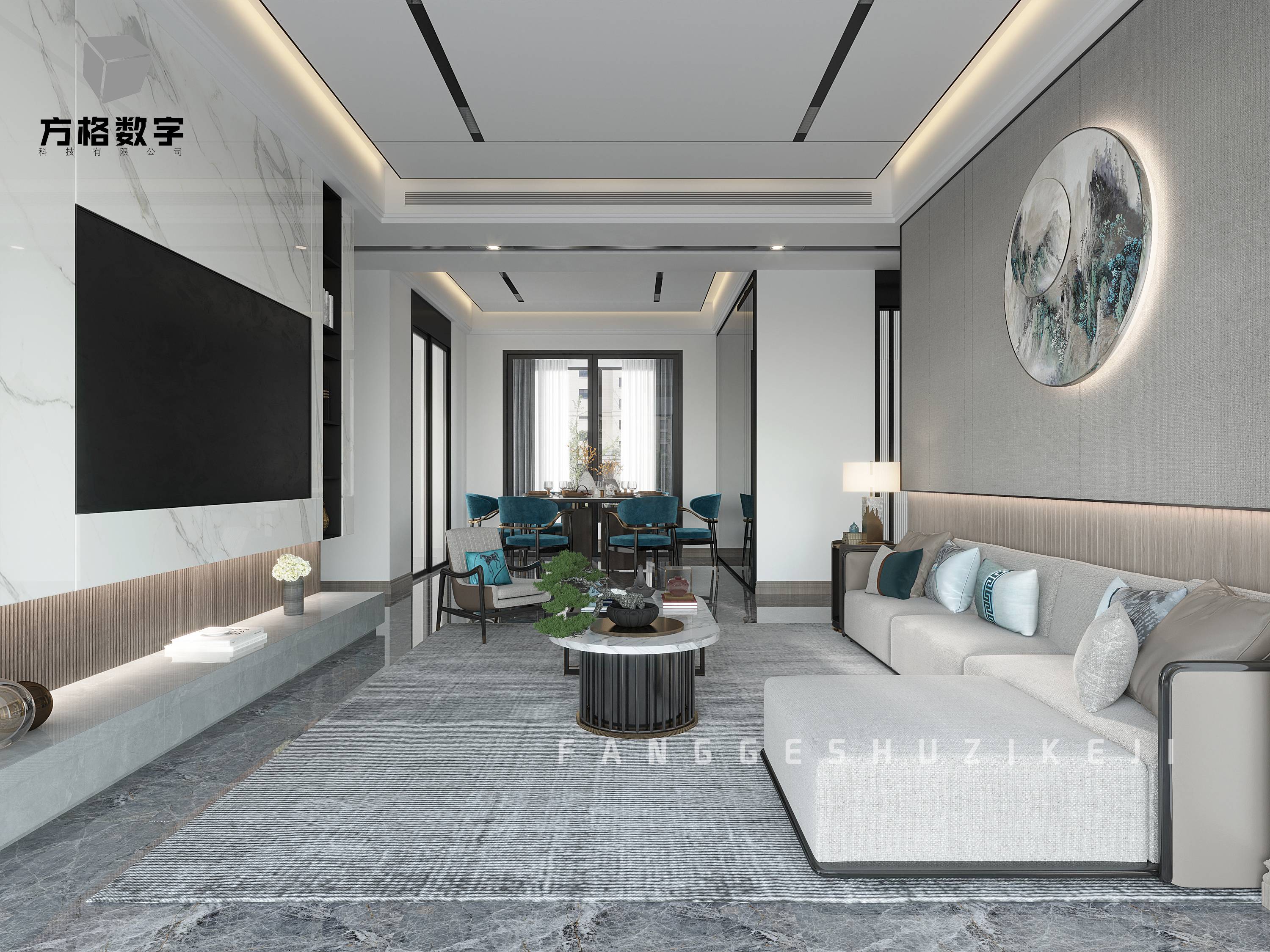 现代平层设计典范 · 简约方格视觉-14