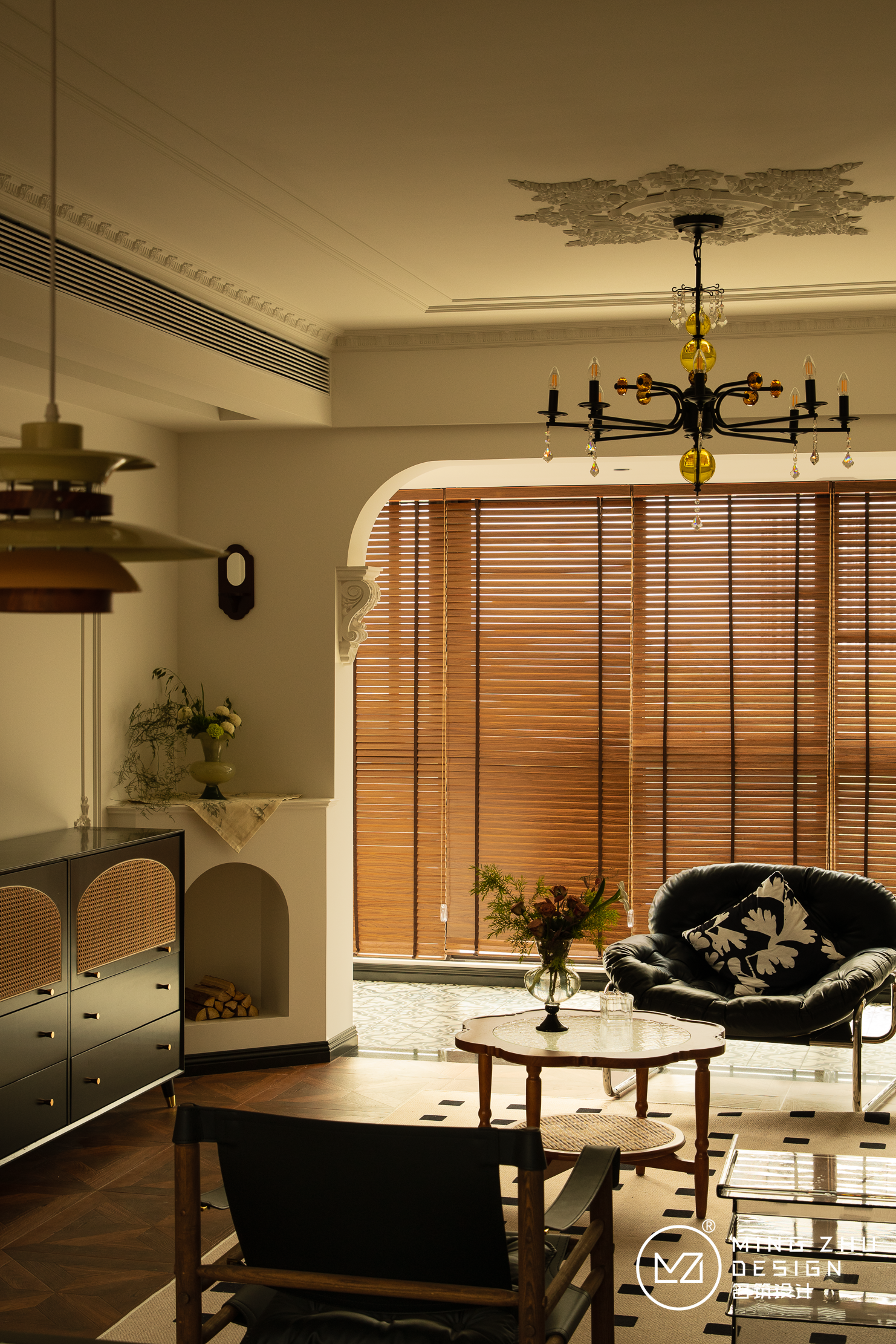 134㎡法式复古风丨中国自贡丨名筑设计-15