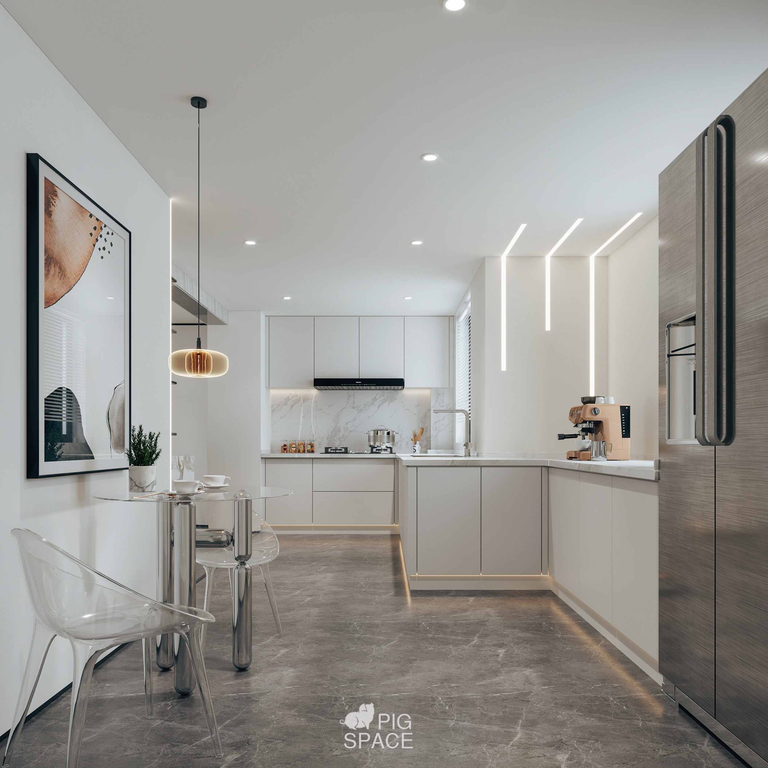 现代平层白色巧克力之家丨中国青岛丨集·设计事务所（青岛）-11