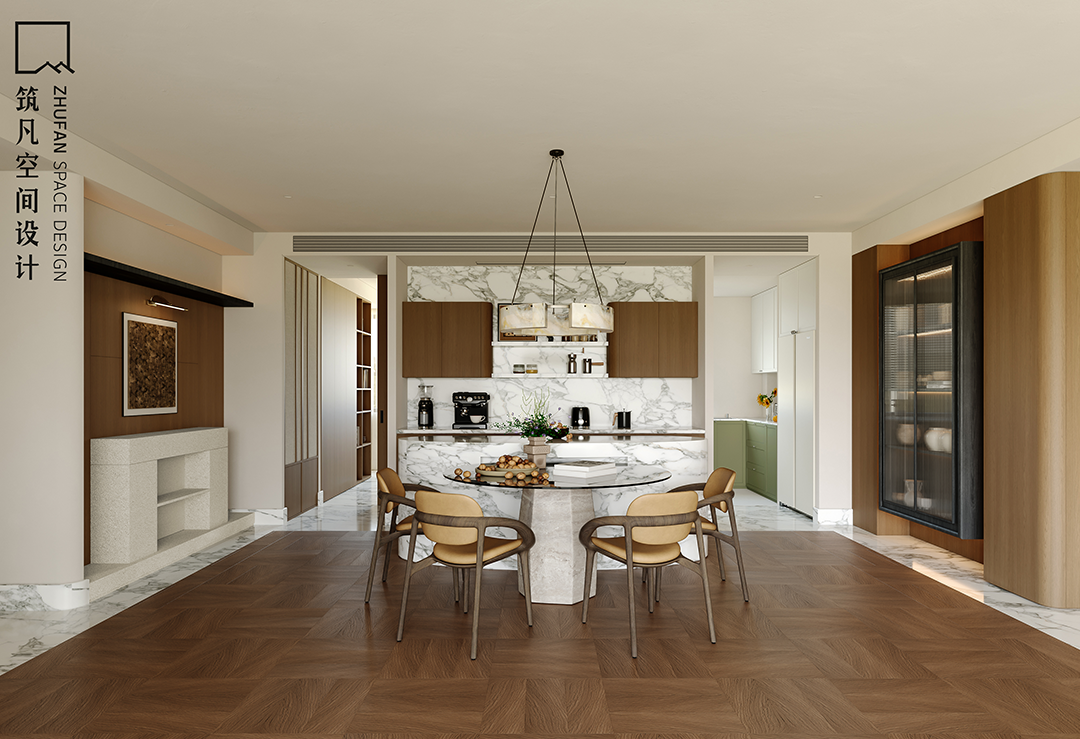 首发|筑凡设计沉稳克制精致空间里的四季浪漫-41