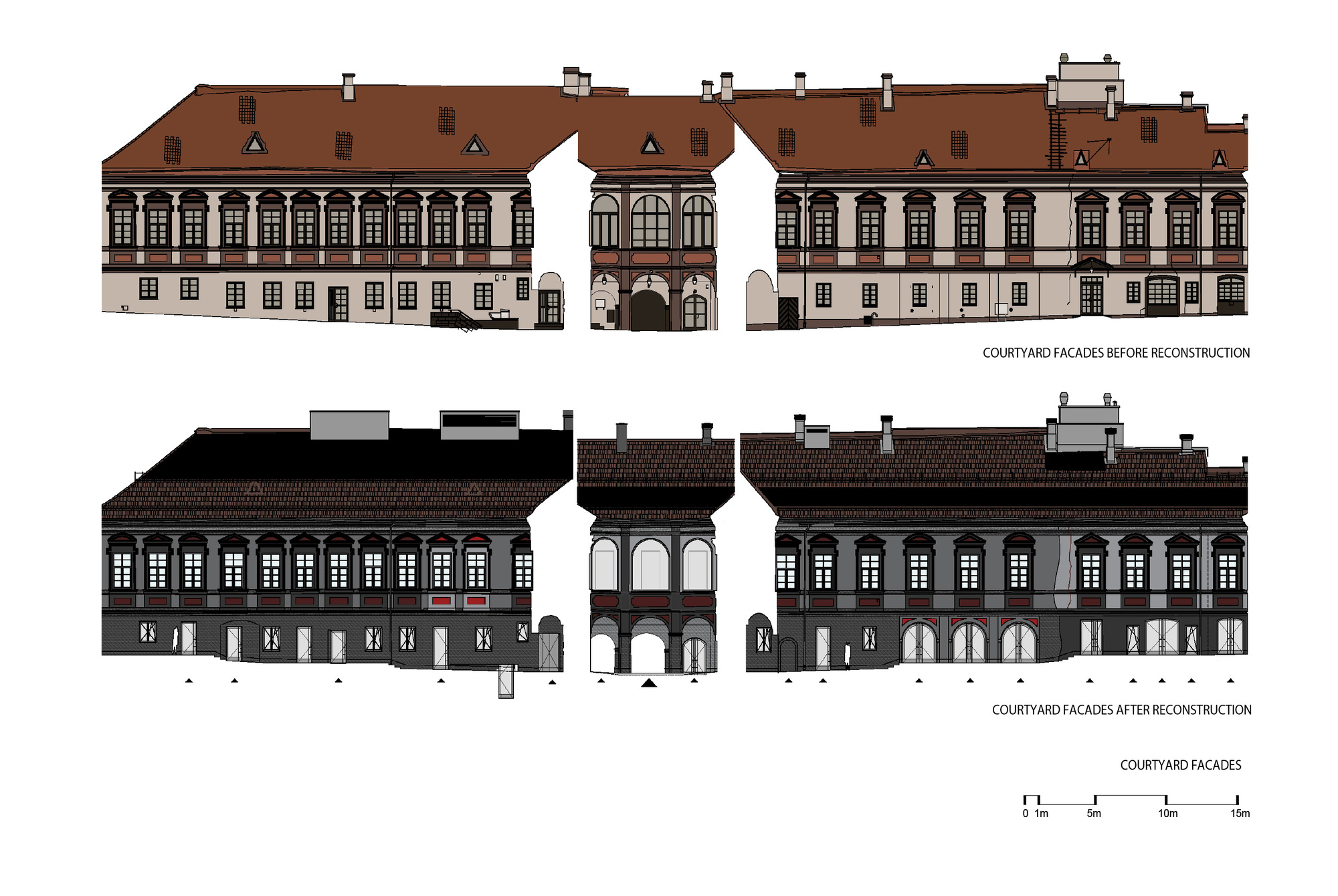 Vilnius Old Town 的 Vainiai Palace Rehabilitation,立陶宛-10