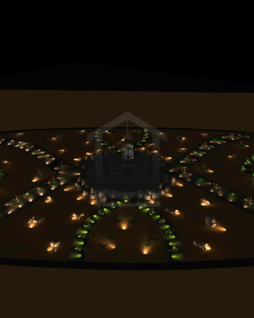 Landscape Lighting design - Medina Airport Round - KSA