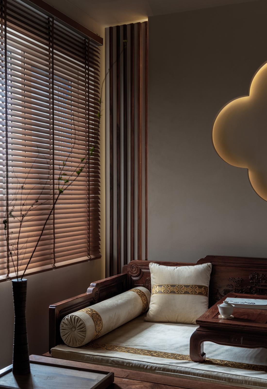 《隙光》静谧质朴的中式侘寂屋丨中国成都丨成都宏福樘设计-48