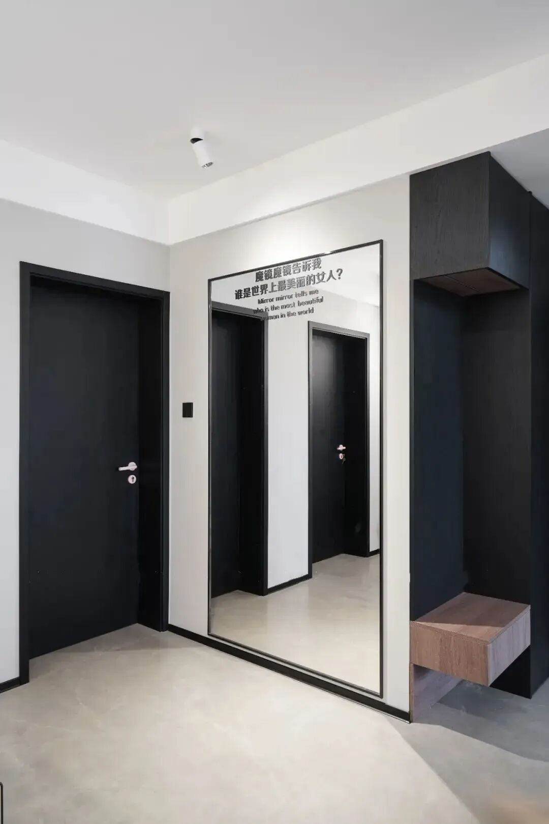 珠海100㎡极简三居，11万全包，黑白灰的魔力，装出高级感-5