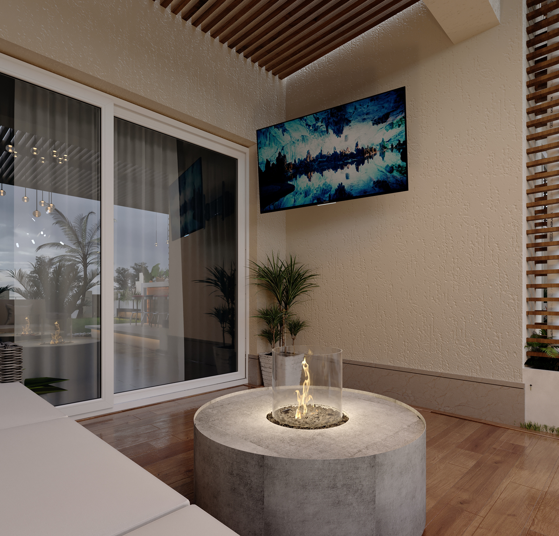 Villa landscape "palm hills katamya"-16