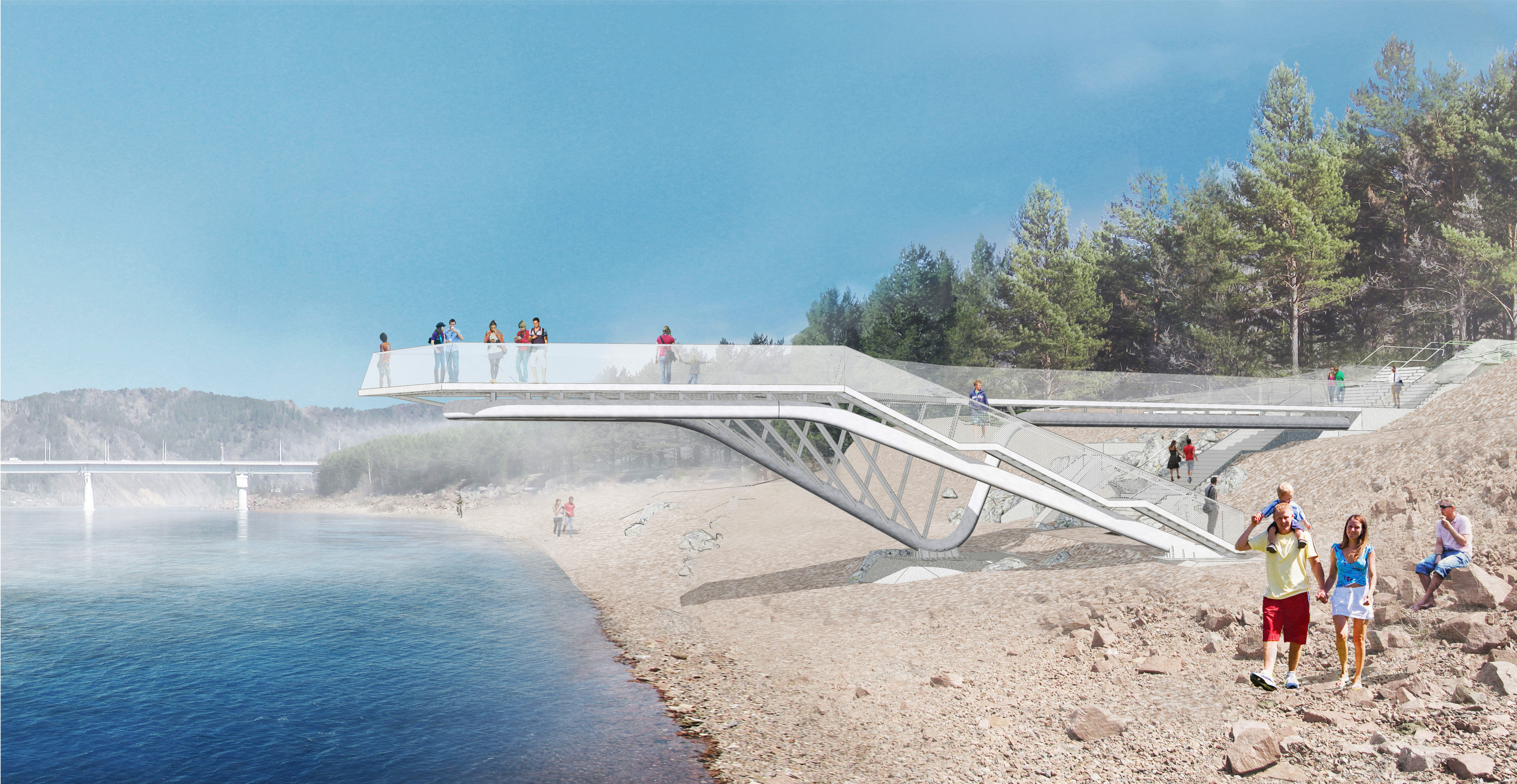 VIEWING PLATFORM NEAR KRASNOYARSK DAM / Version 1 | OOO ADM (OOO Architecture Design Modeling)-6