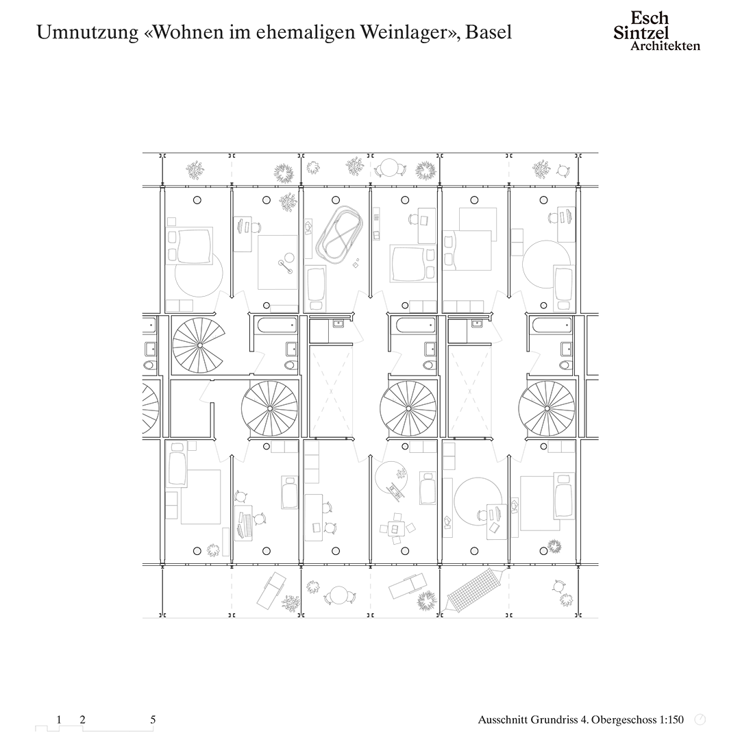 仓库新生：巴塞尔葡萄酒窖改造公寓 / Esch Sintzel Architekten-45