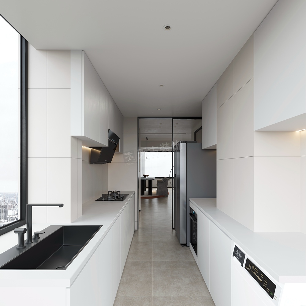 渝北大平层现代简约家居设计丨中国渝北-5