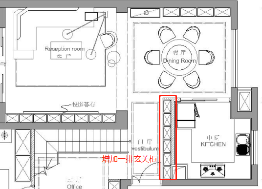 140m²现代简约三室，无玄关空间储物设计案例-21