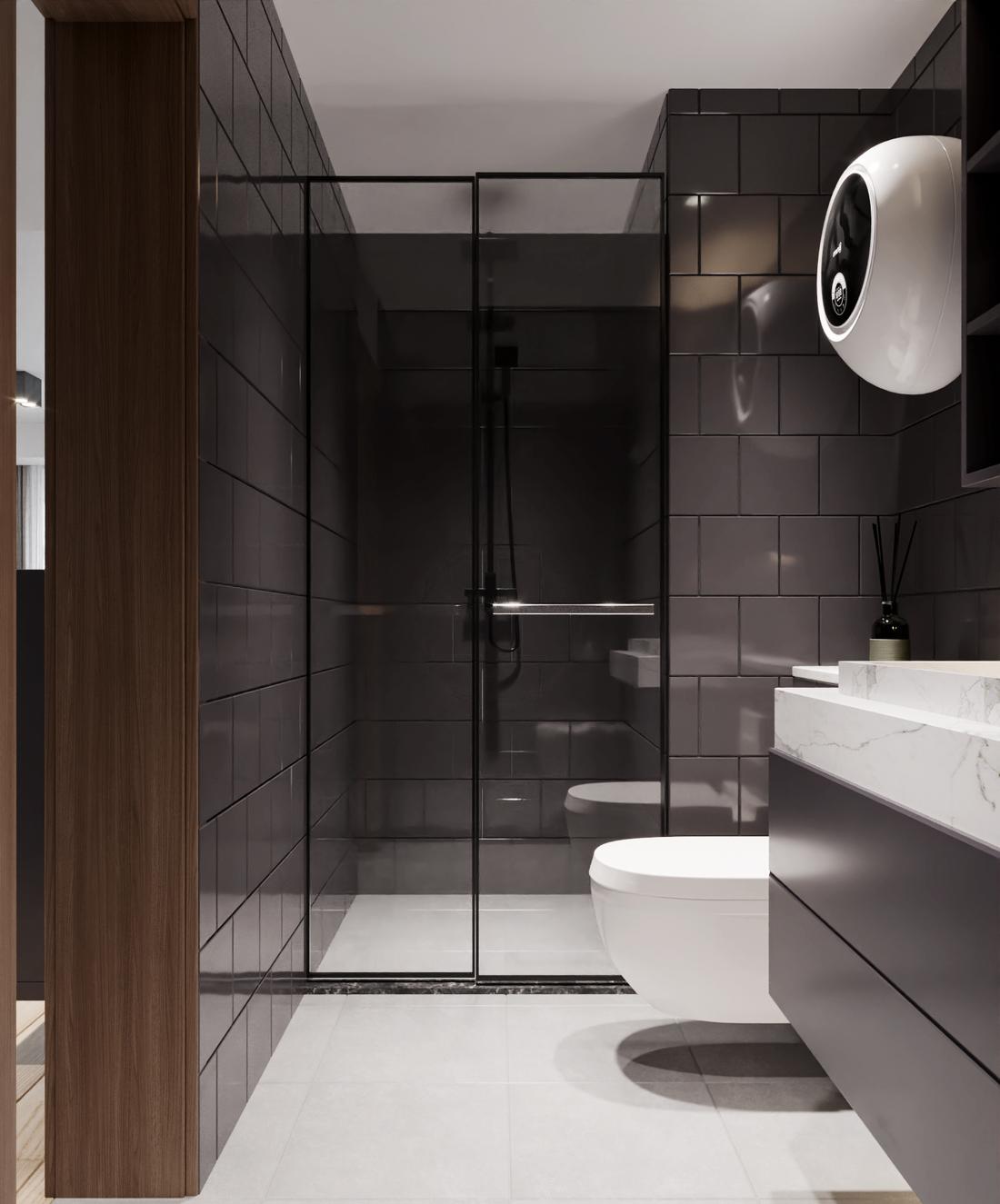 86平一室一厅爆改暗黑炫酷暖居-16