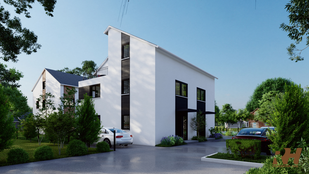 住宅区 E·外部效果图丨Architects-3