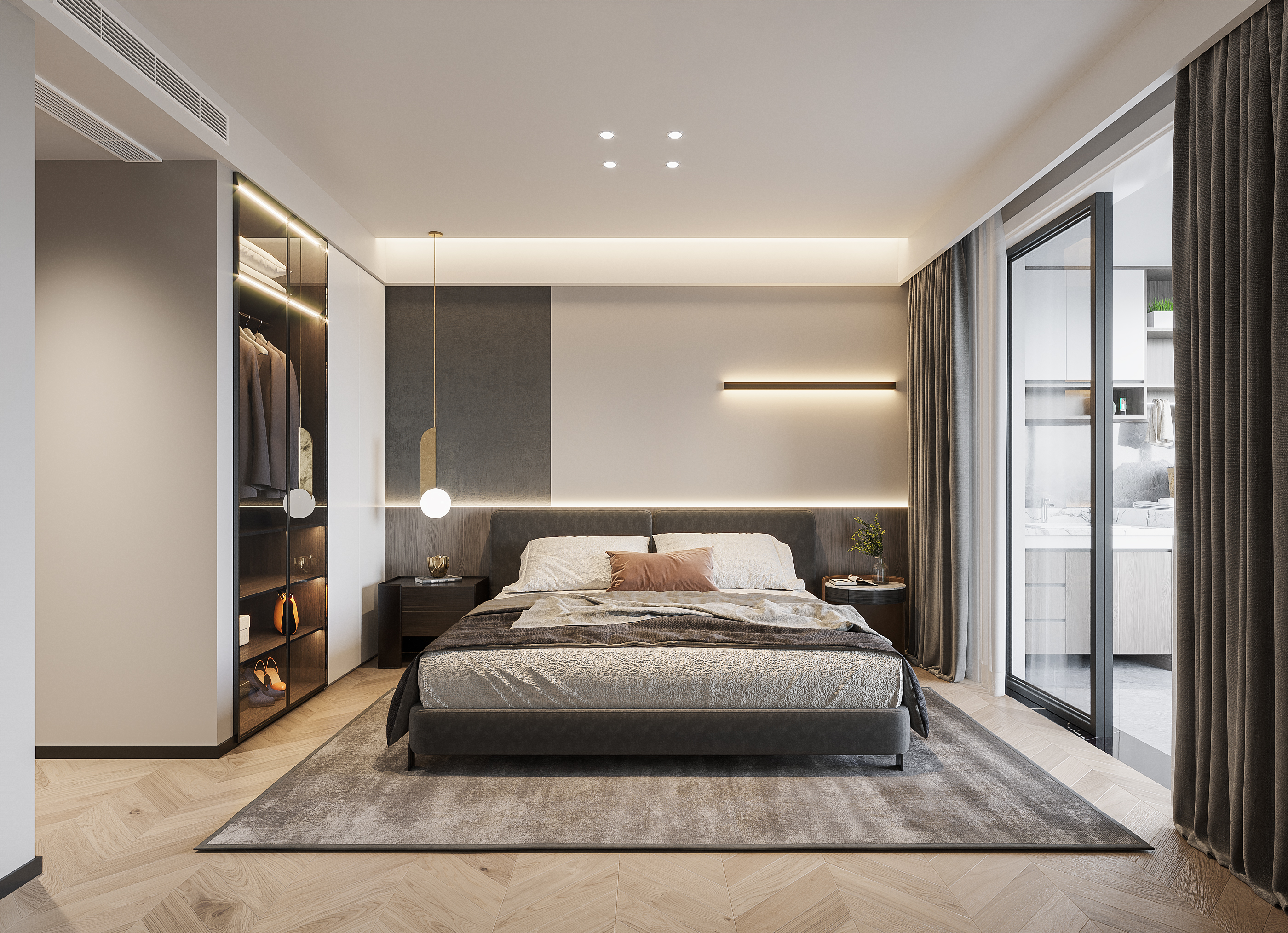 现代复试空间设计 | 3DMAX2020 与 PS2020 的完美结合-9