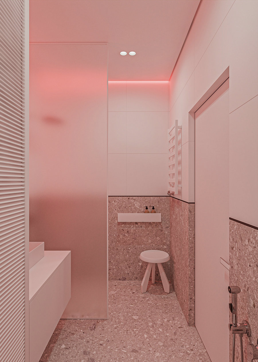 110㎡浅色系住宅设计-13