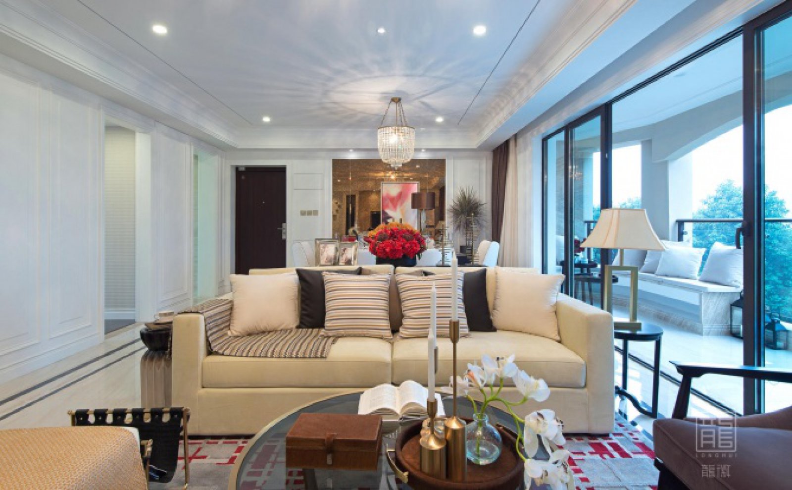 114㎡成都荣盛·香堤荣府样板房  龙徽设计-1